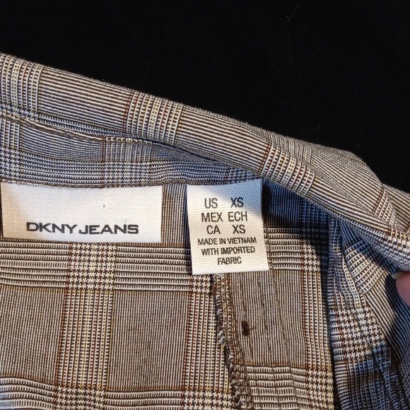 Women's DKNY jeans lightweight plaid jacket - Picture 2 of 8